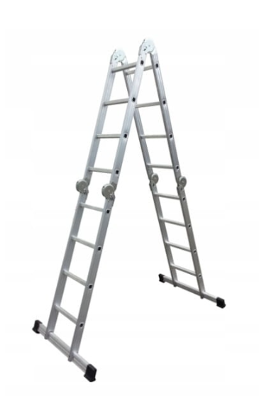 GEKO G02441 Multifunkční kloubový žebřík 4,7m štafle