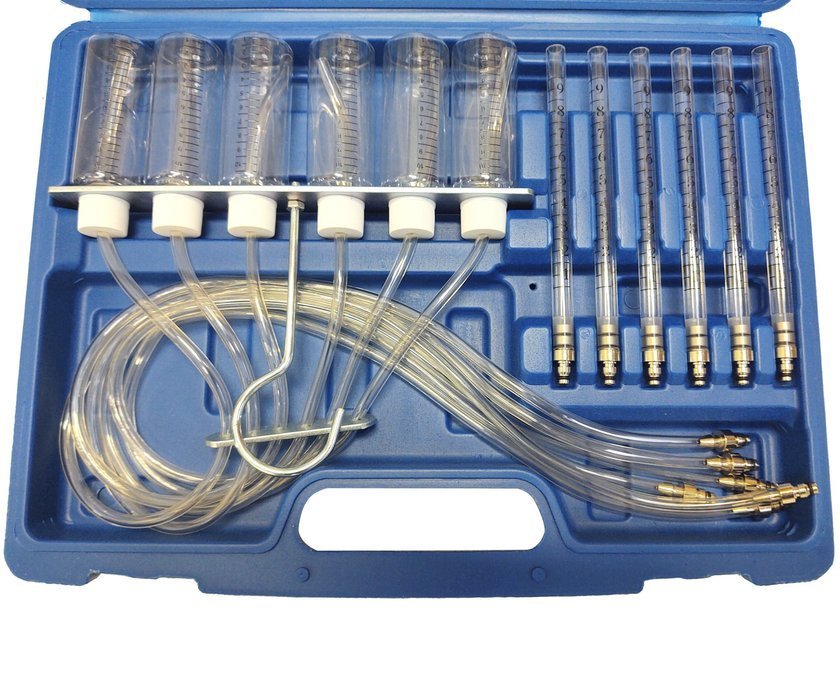 MAGMA 1074A Diagnostický tester vstřikovačů diesel s adaptéry 31ks