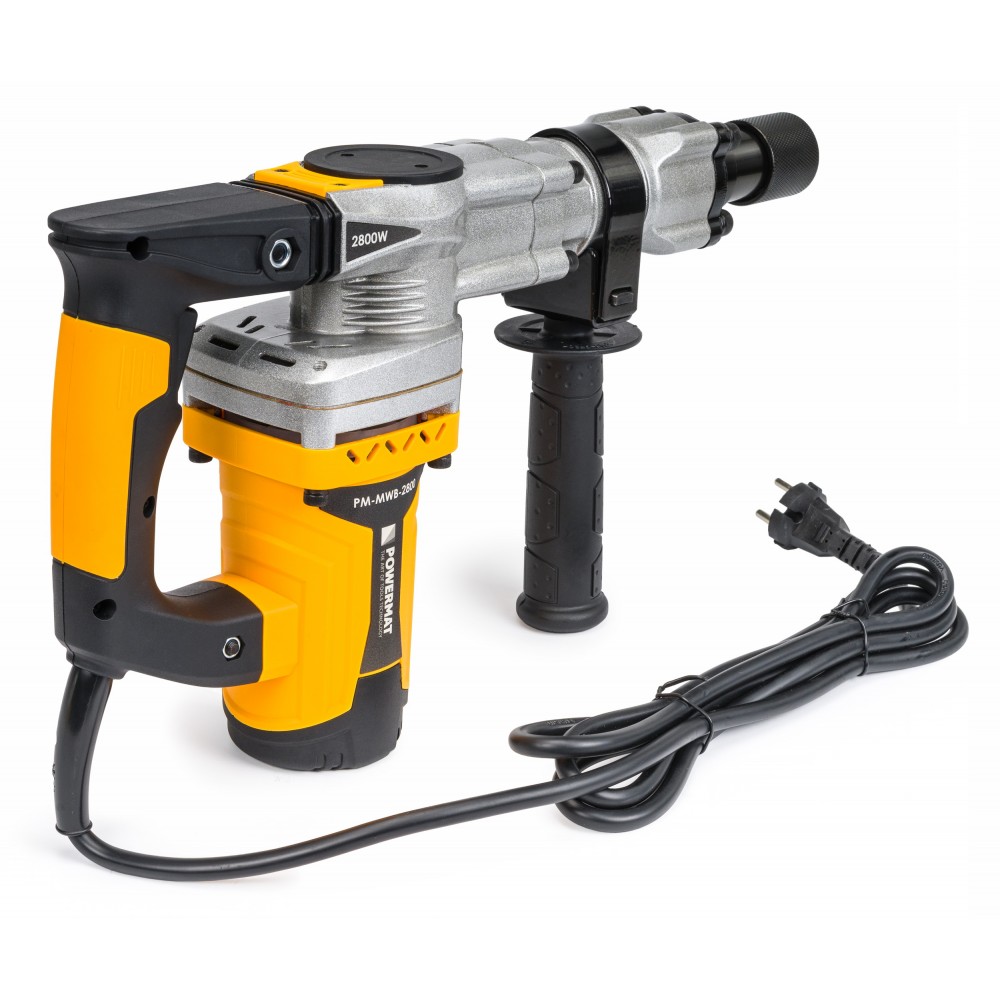 POWERMAT PM-MWB-2800 PŘÍKLEPOVÉ VRTACÍ BOURACÍ KLADIVO SDS HEX 15J 2800W dláto
