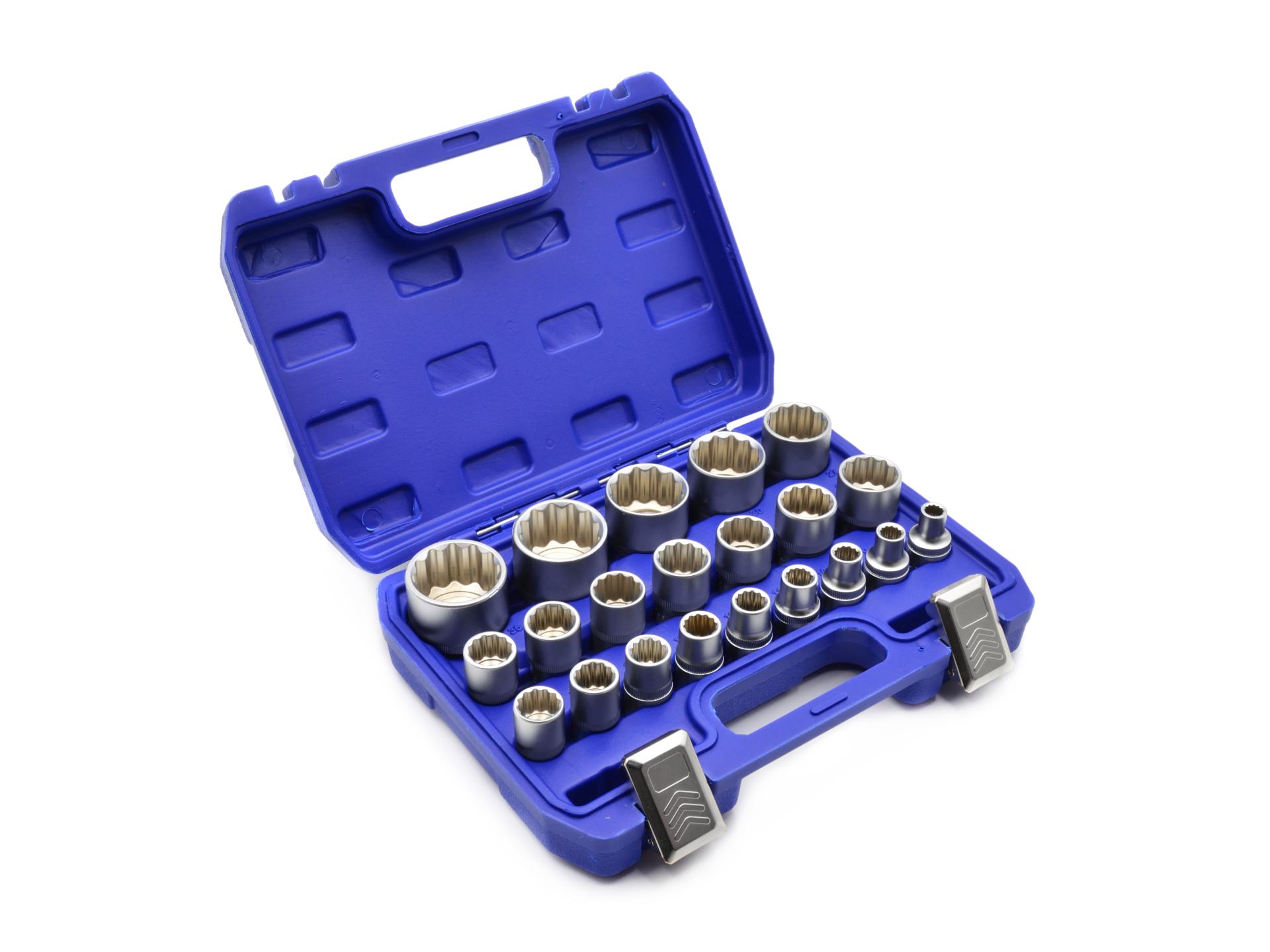 GEKO G13547 Hlavice nástrčné klíče 21ks 8-36mm sada nástrčných hlavic 1/2"