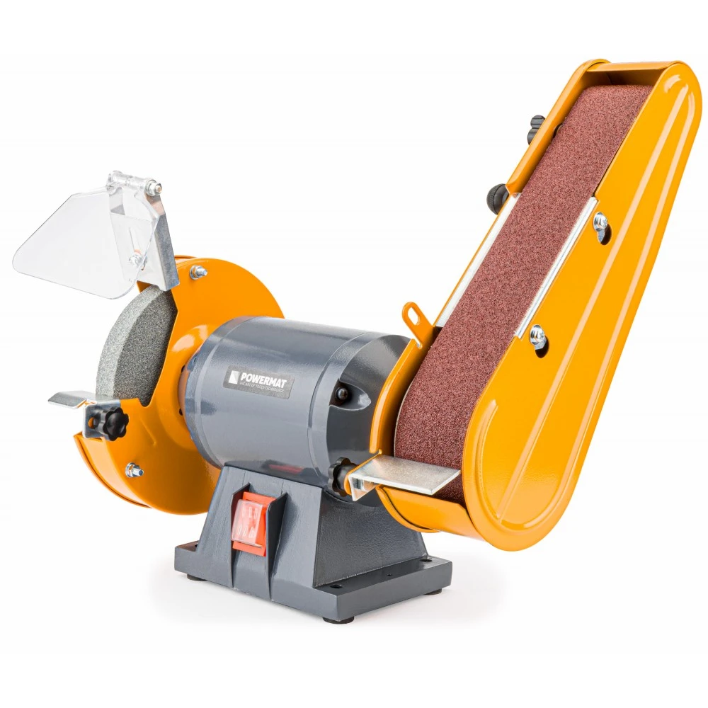 POWERMAT PM-SS-1850M-2W1 1850W Elektrická stolní bruska pasová kotoučová