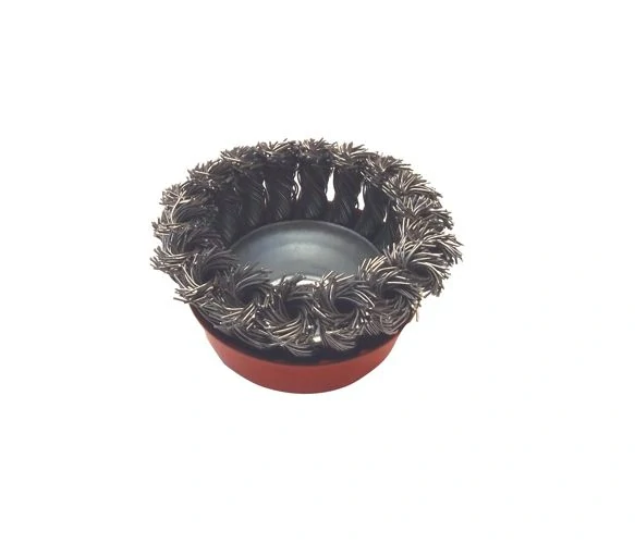 MAGMA Drátěný pletený kartáč na brusku, dráťák 75mm M14