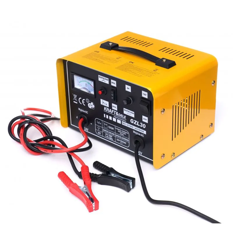 KRAFT&DELE KD1923 Autonabíječka nabíječka autobatérií akumulátorů 12V/24V 30A 90-250Ah