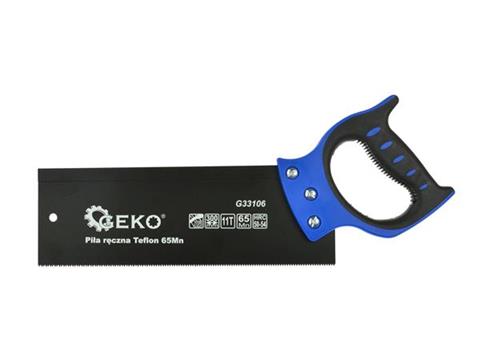 GEKO G33106 Ruční pila 300mm 65Mn Teflon s pokosnicí pilka 