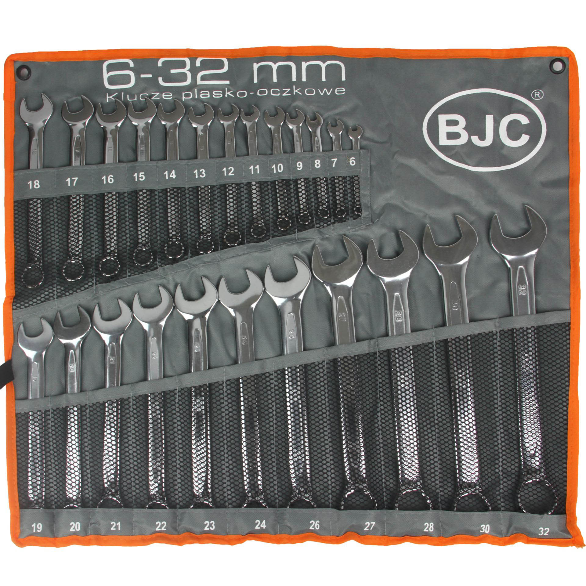 MAR-POL M58134 Očko-ploché, kombinované klíče 24ks, 6-32mm BJC SADA