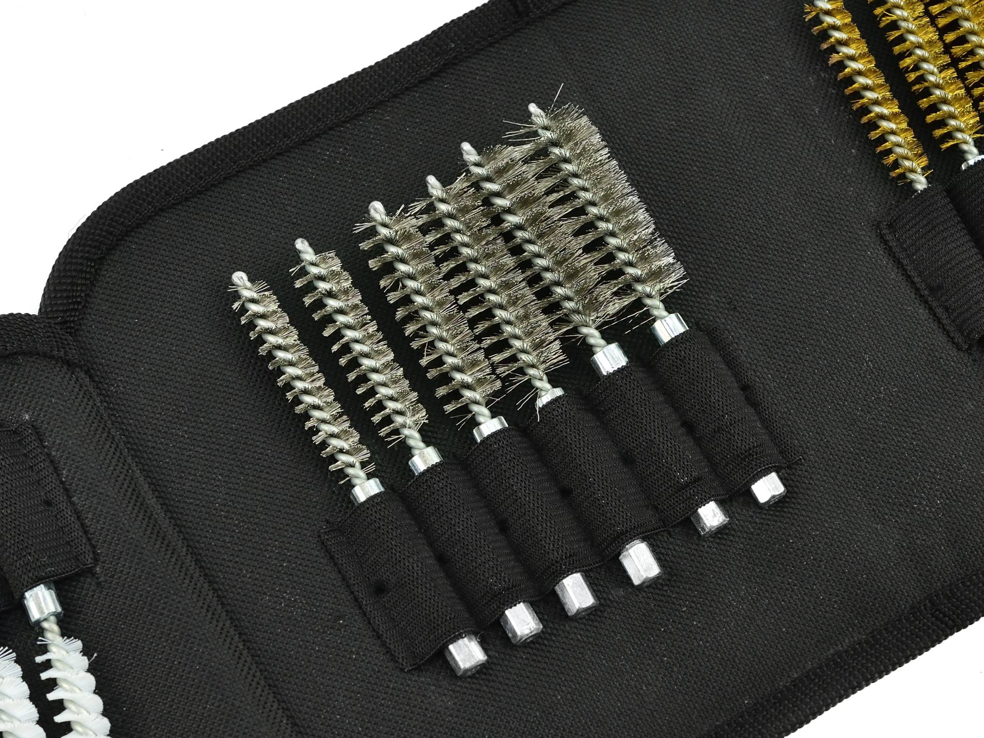 GEKO G02653 Kartáčky na čištění sedel vstřikovačů žhavících svíček 18ks 1/4”