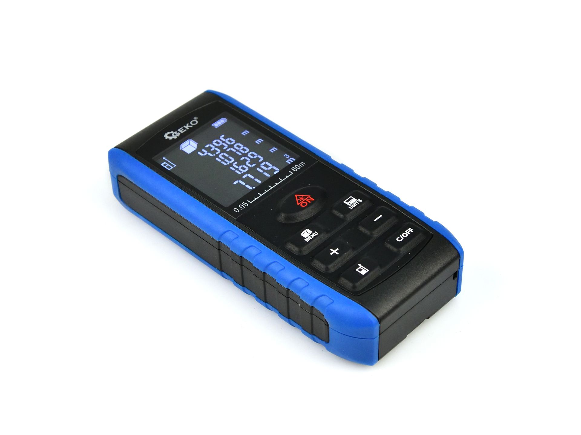 Geko G03356 Laserový měřič vzdálenosti, dálkoměr laser LCD 0,05 - 60m