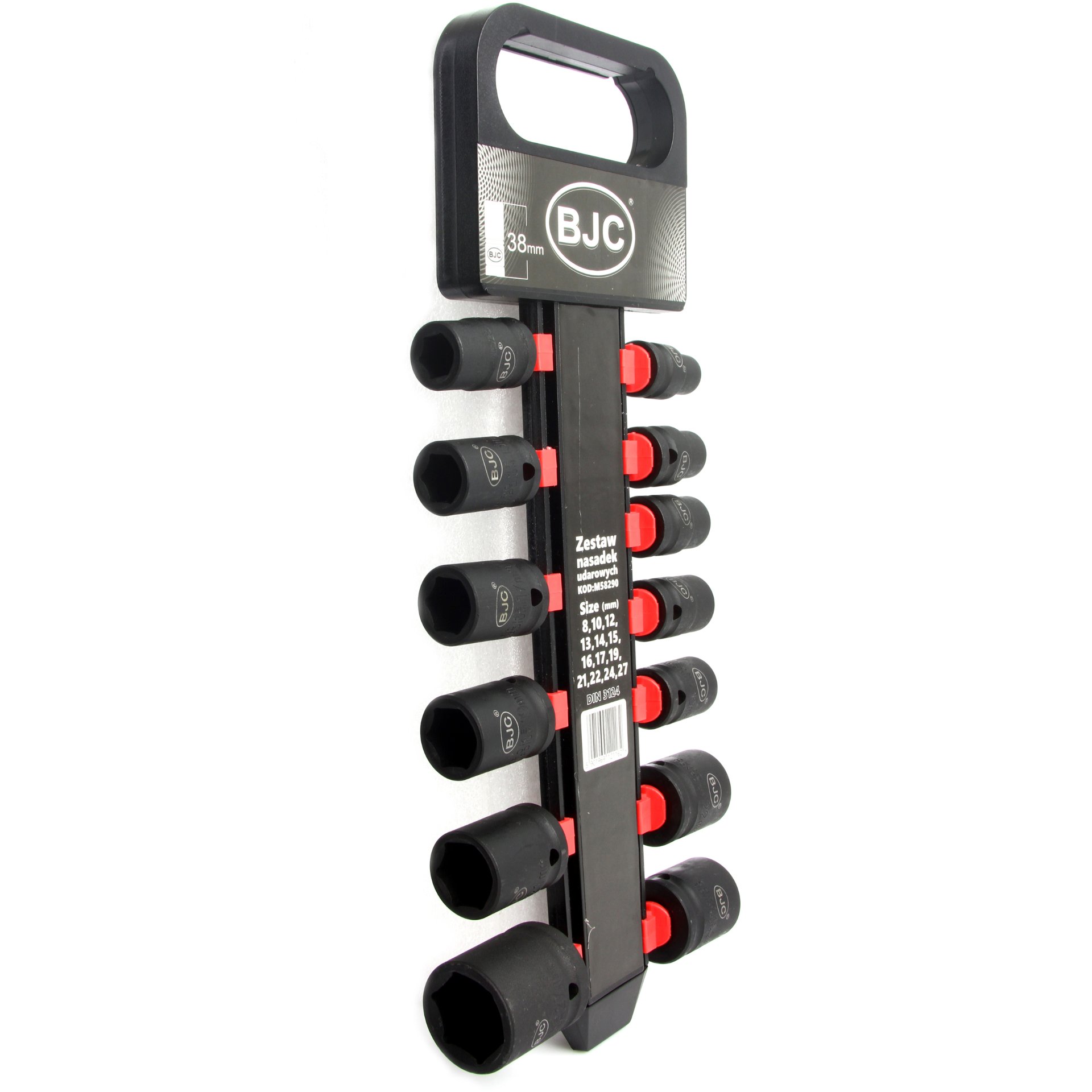 MAR-POL M58290 SADA Nástrčných klíčů pro rázový utahovák hlavice 1/2" 8-27mm