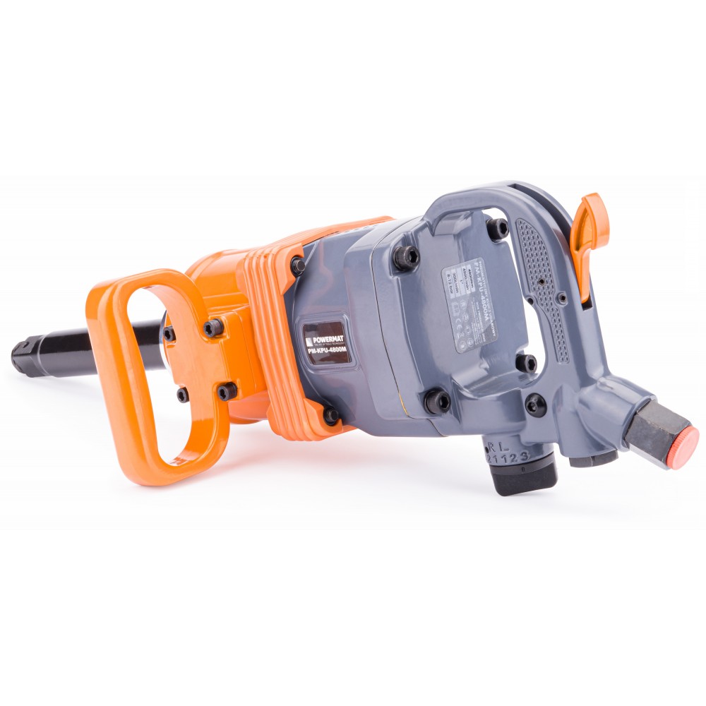 POWERMAT PM-KPU-4800M Pneumatický rázový utahovák klíč TIR 4800Nm +2 hlavice