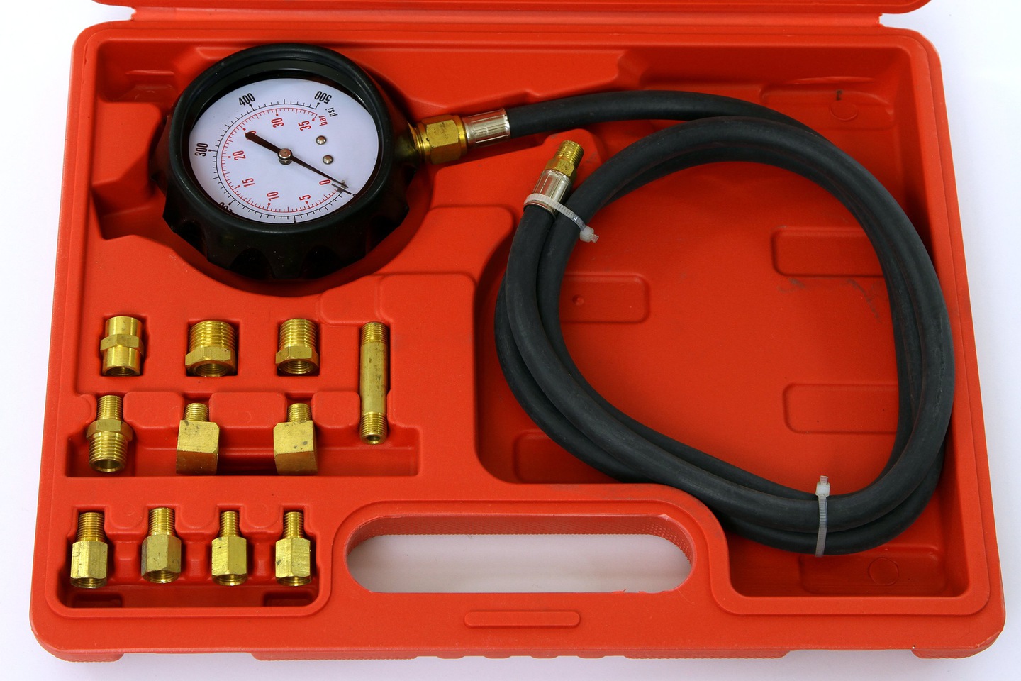 Mar-pol M57675 Tester měřič tlaku oleje 0-35 bar sada 12ks