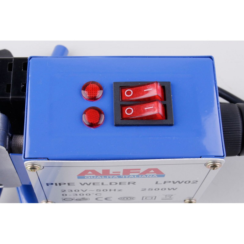 MAX LPW02 2720W AL-FA Polyfúzní svářečka plastových trubek 0-300°C