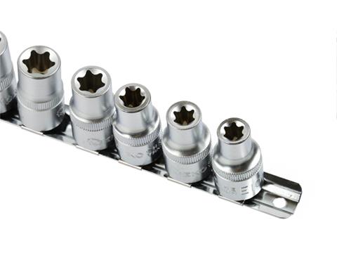 GEKO G10160 Hlavice nástrčné klíče torx 10ks E10-E24 1/2"