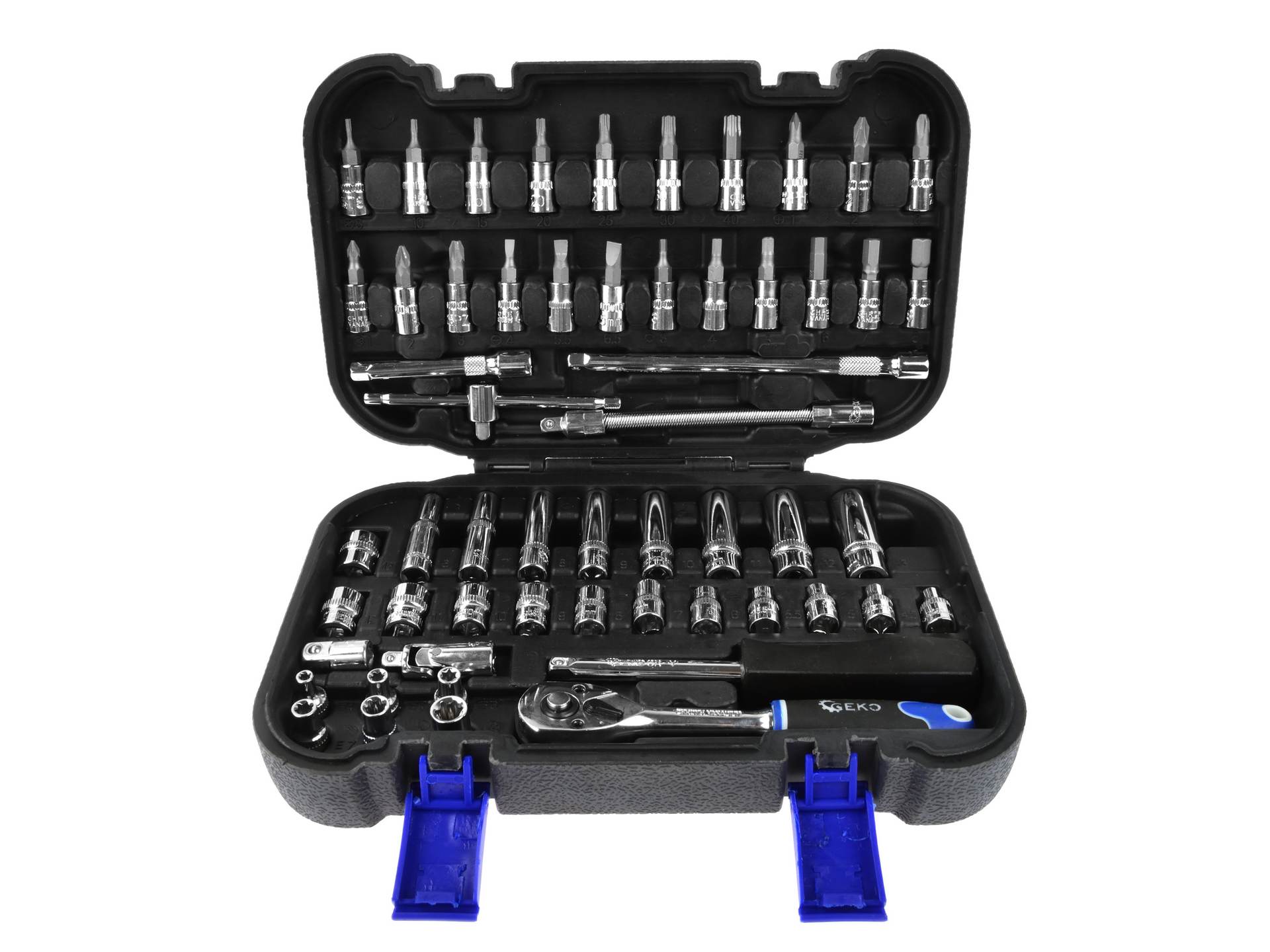 GEKO G10153 Sada nástrčných klíčů torx 1/4" 56ks