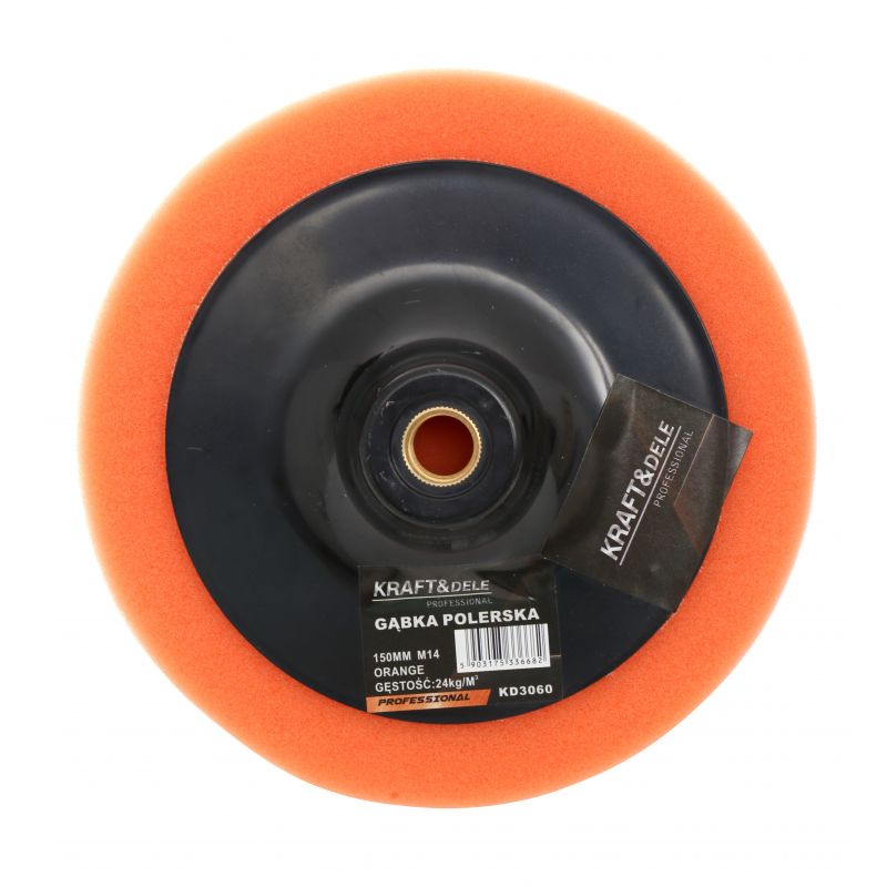 KRAFT&DELE KD3060 Leštící houba kotouč 150mm M14 oranžová