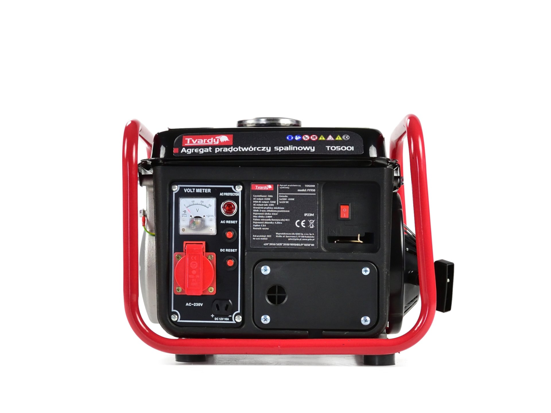 Tvardy T05001 ELEKTROCENTRÁLA GENERÁTOR PROUDU 2HP 720W