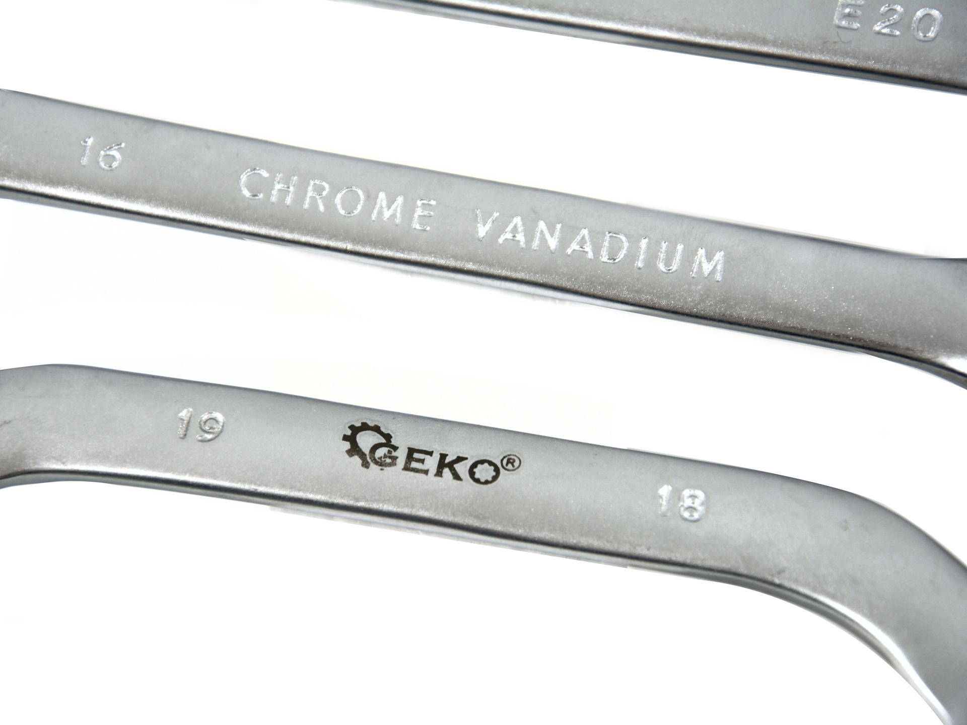 GEKO G11247 Očko-ploché klíče 47ks CRV / VELKÁ SADA