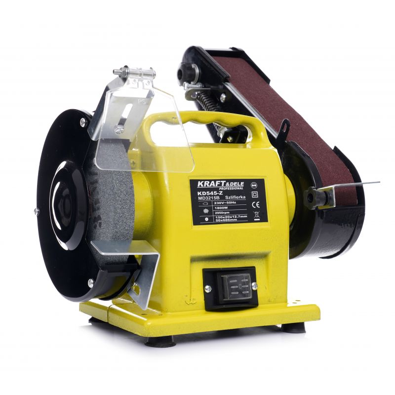 KRAFT&DELE KD545-Z Elektrická stolní bruska pásová, kotoučová 1800W 230V