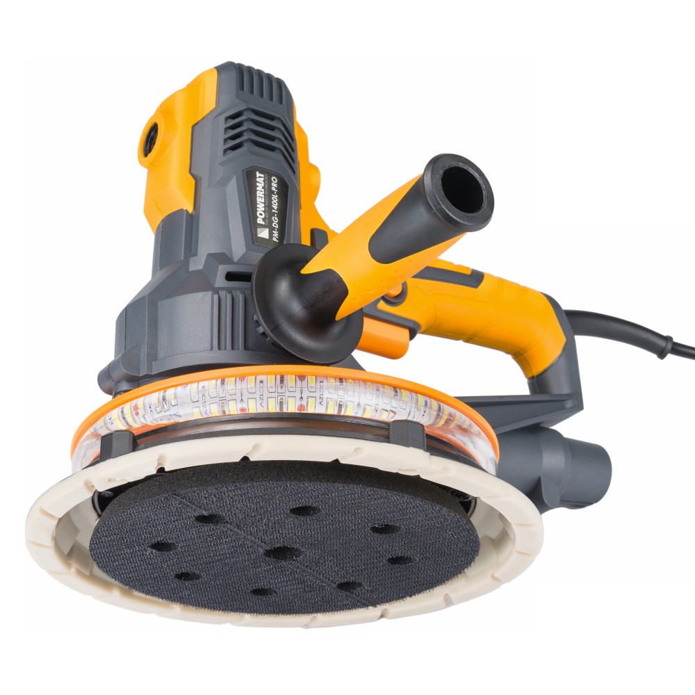 POWERMAT PM-DG-1400L-PRO Bruska na sádrokarton 1400W LED pytlík