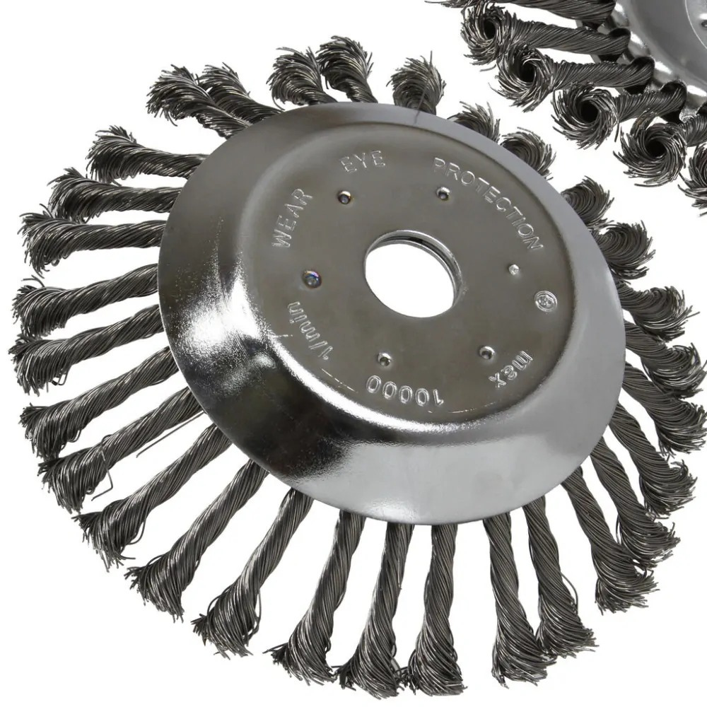 GEKO K00035 Drátěný kotouč kartáč pro křovinořez 200mm 25,4mm