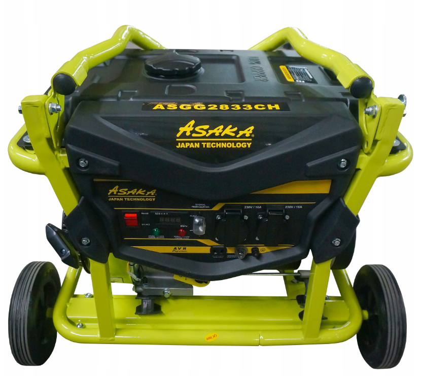 MAX ASGG2833CH ASAKA ELEKTROCENTRÁLA 3,3kW GENERÁTOR PROUDU 12V 230V AVR