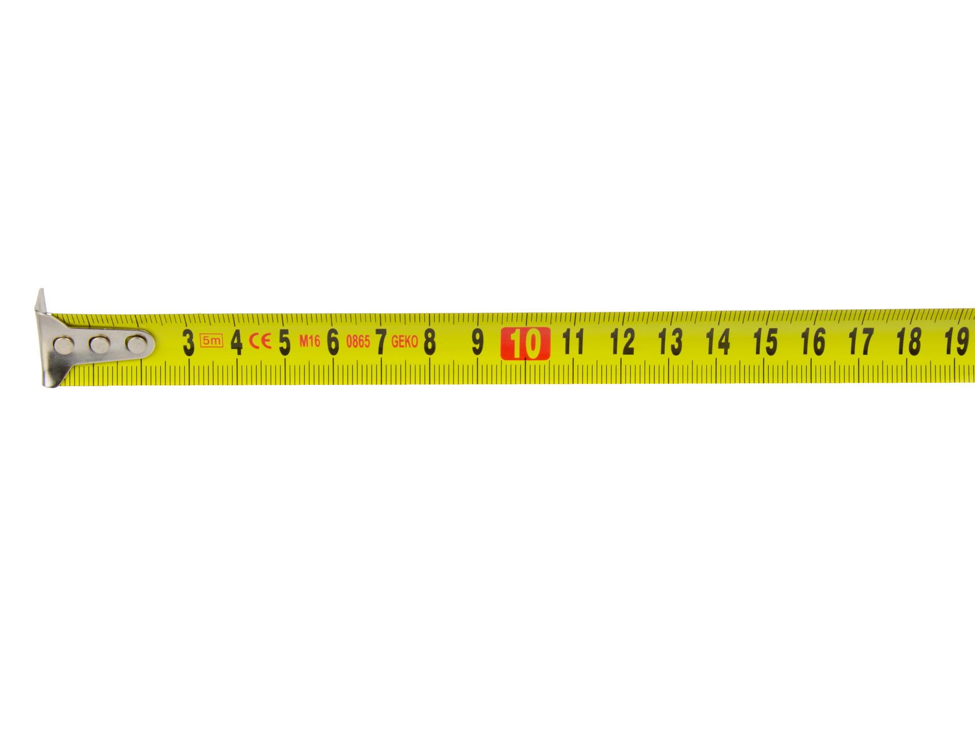 GEKO G01410 Svinovací metr měřítko 10m x 25mm