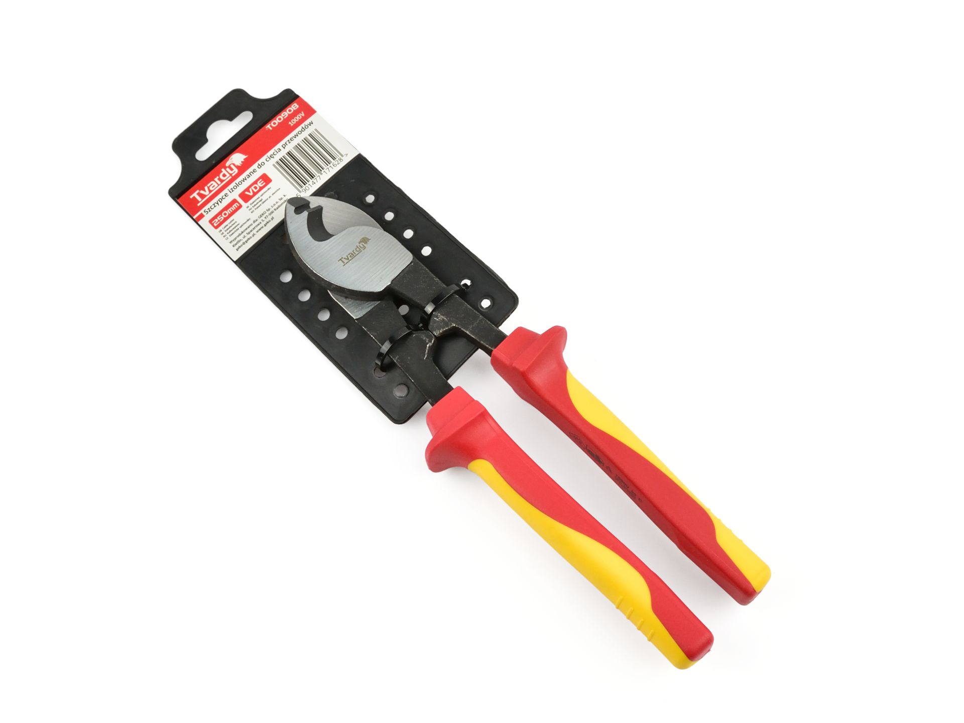 TVARDY T00908 Štípací izolované kleště kombinačky pro kabely 250mm VDE