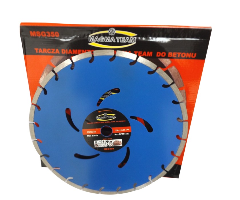 MAGMA MSG351 Diamantový kotouč na beton segmentový 350mm 25,4mm