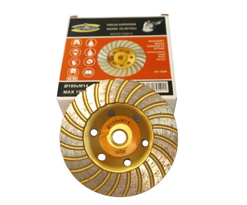 Magma DCWT100 M14 Diamantový brusný kotouč 100xM14 5mm turbo
