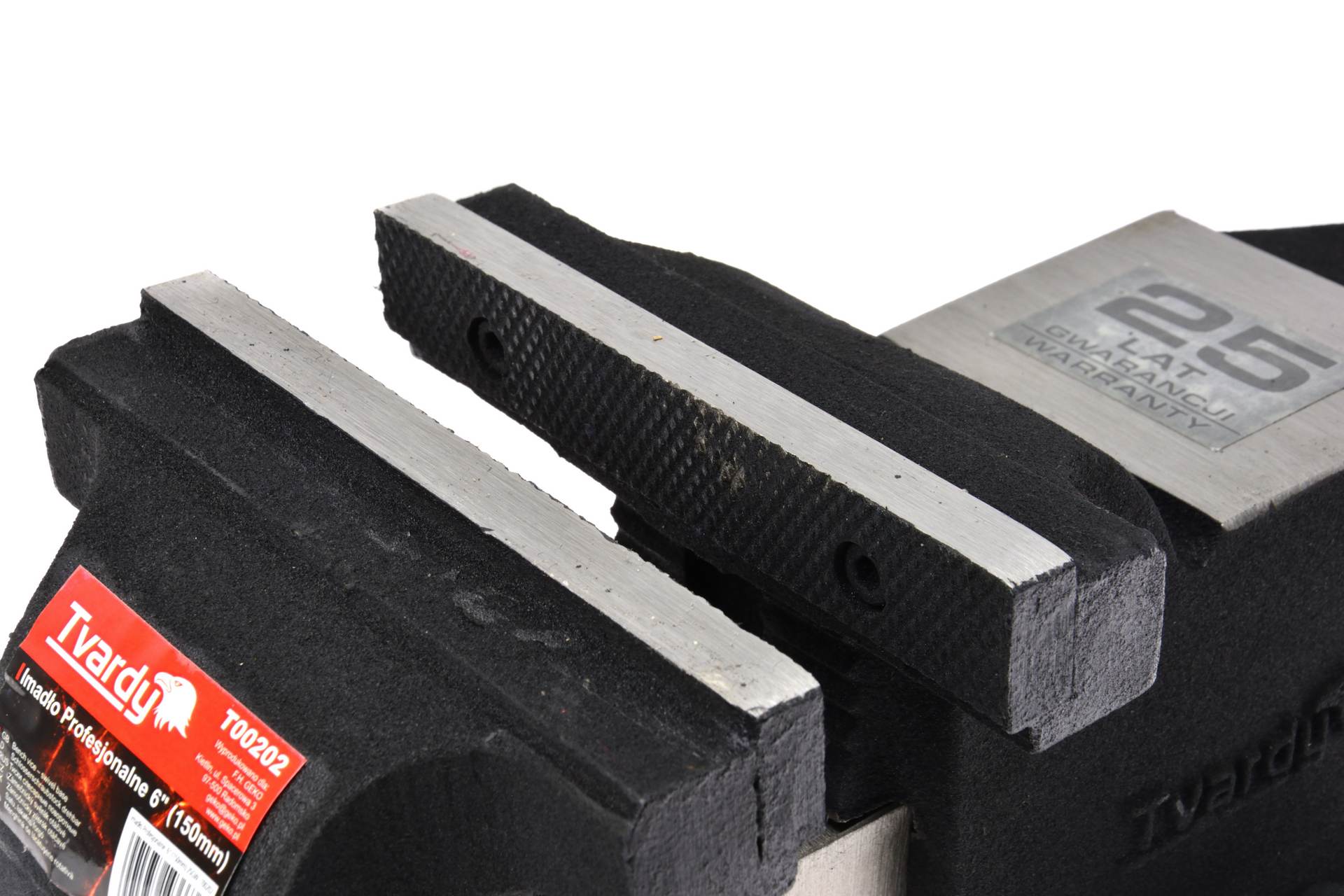 GEKO T00202 Svěrák s kovadlinou - otočný 360 stupňů 150 mm