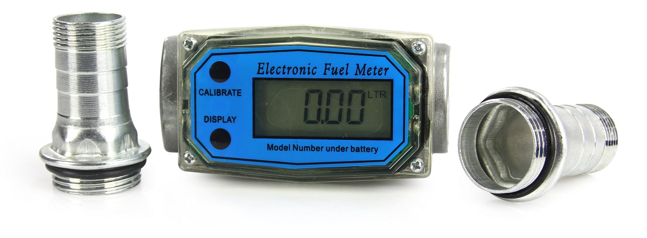 MAR-POL M79955 Elektronický průtokoměr, počítadlo, měřidlo LCD na naftu, olej