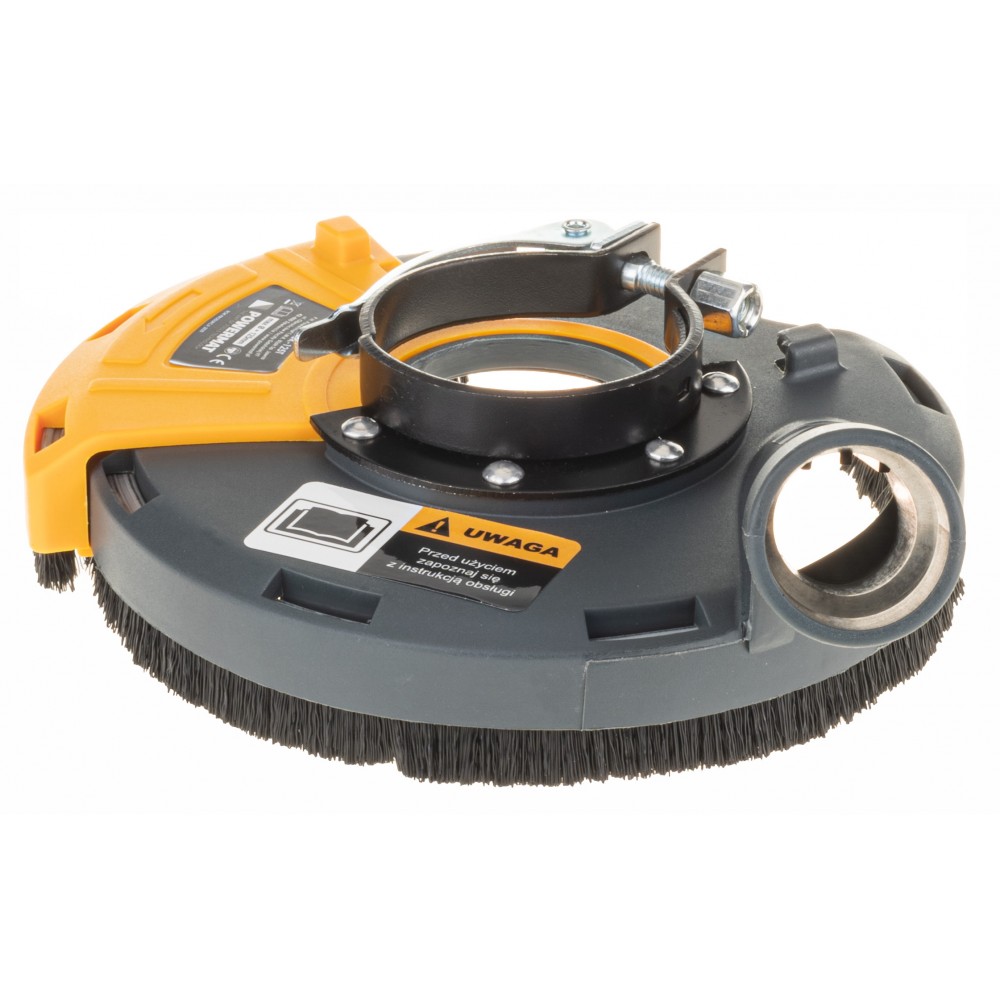 POWERMAT PM-OSK-125T Protiprachový kryt na úhlovou brusku 125mm + 3 podložky