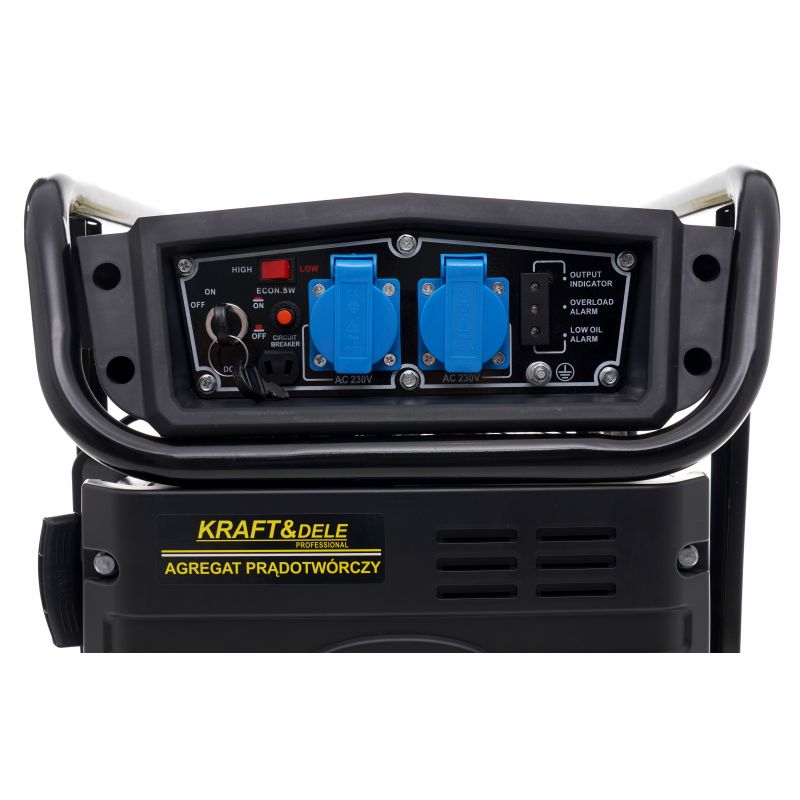 KRAFT&DELE KD194 ELEKTROCENTRÁLA GENERÁTOR PROUDU 4,8kW JEDNOFÁZOVÝ