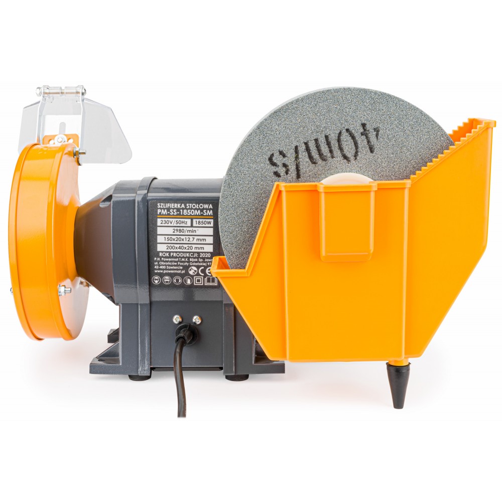POWERMAT PM-SS-1850M-SM Elektrická stolní bruska dvoukotoučová 1850W