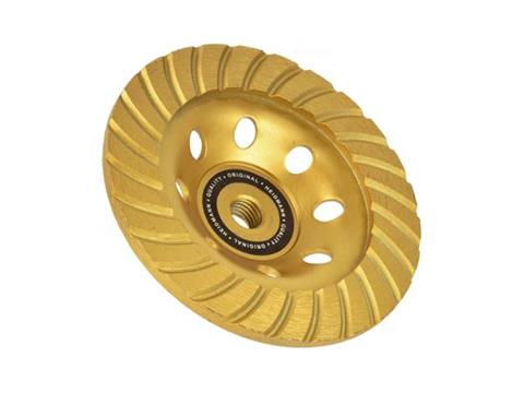 GEKO H00121 Diamantový brusný kotouč 125mm turbo M14 na broušení betonu