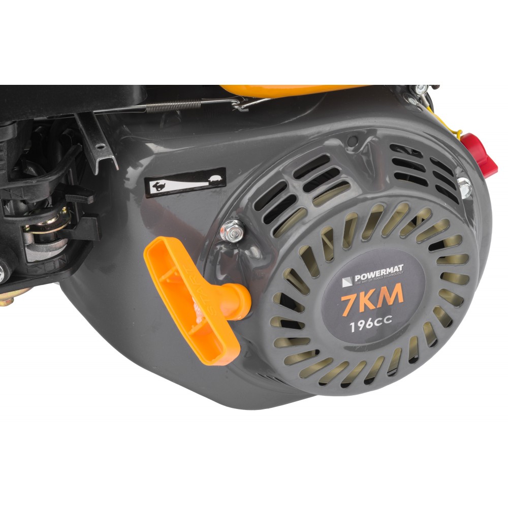 POWERMAT PM-SSP-720T Benzínový spalovací motor 4,9kW 20mm 196cc
