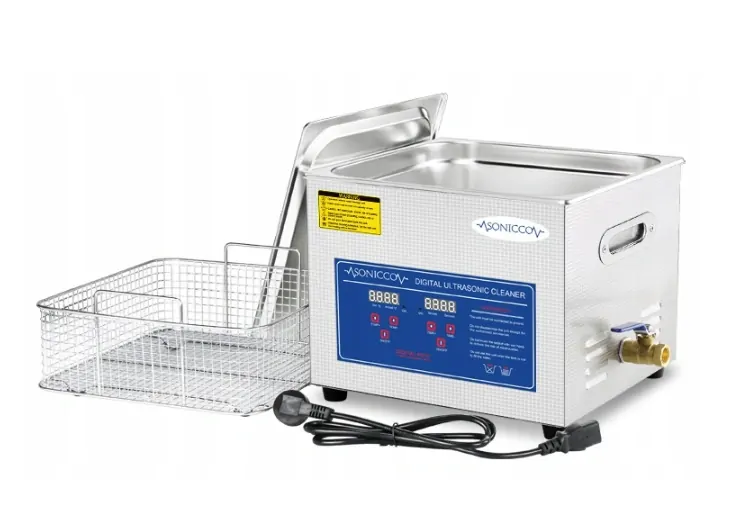 Sonicco ULTRA-040S Ultrazvukový čistič čistička 10l 240W LCD dezinfekce, viry