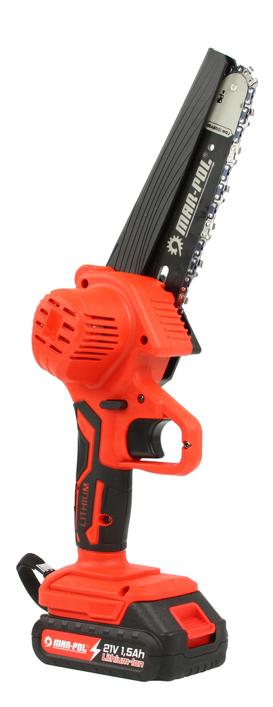 MAR-POL M66164 Akumulátorová řetězová pila 21V 1500mAh Li-Ion