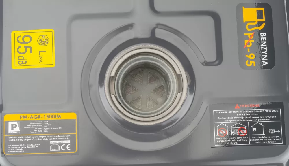 POWERMAT PM-AGR-1500IM ELEKTROCENTRÁLA GENERÁTOR PROUDU 3HP 230V 1500W