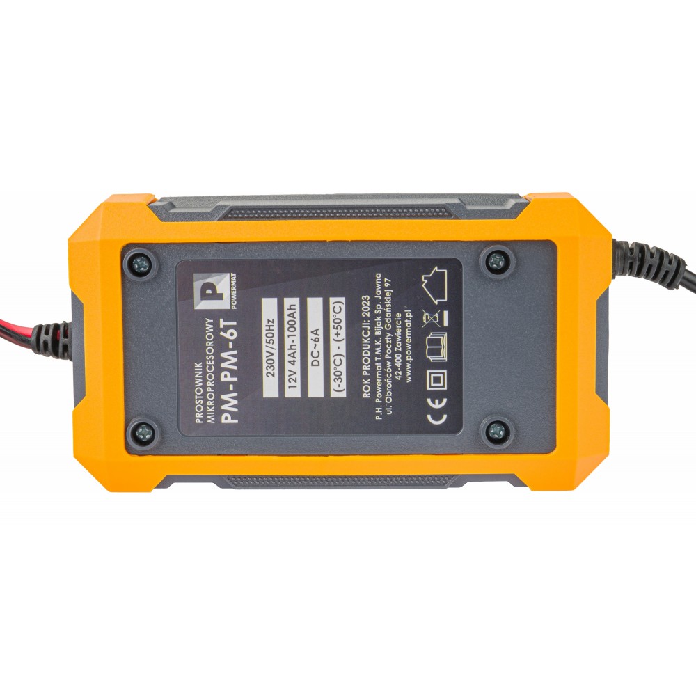 POWERMAT PM-PM-6T Mikroprocesorová nabíječka 6/12V