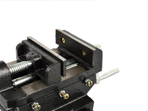 GEKO G01029 Křížový svěrák dvouosý s čelistí 100mm dílenský strojní