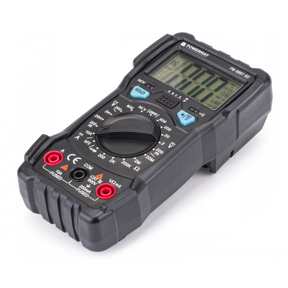 POWERMAT PM-MMT-60 Digitální multimetr elektronický 10A měřič měřidlo