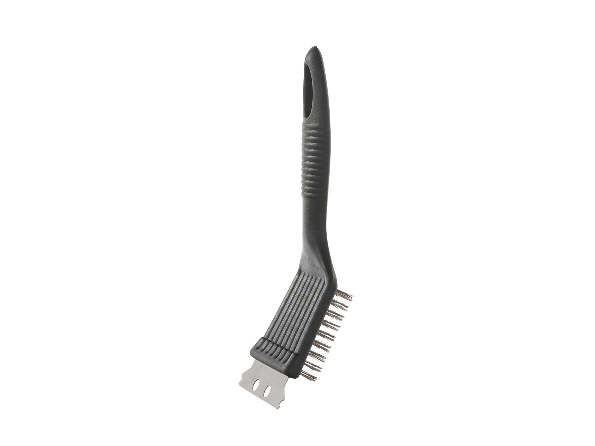 GEKO G80508 Drátěný kartáč se škrabkou 2v1 - pro čištění grilu, dráťák