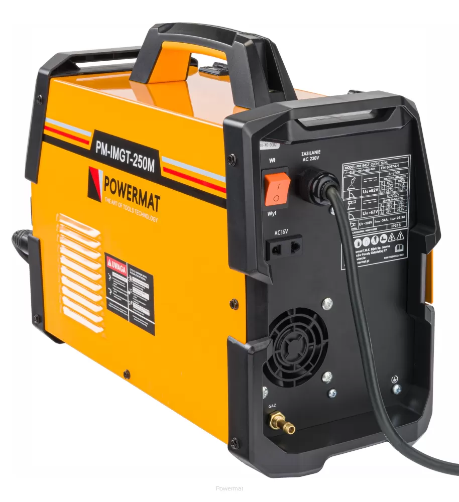 POWERMAT PM-IMGT-250M Invertorová svářečka 250A MIG/MAG/TIG/MMA