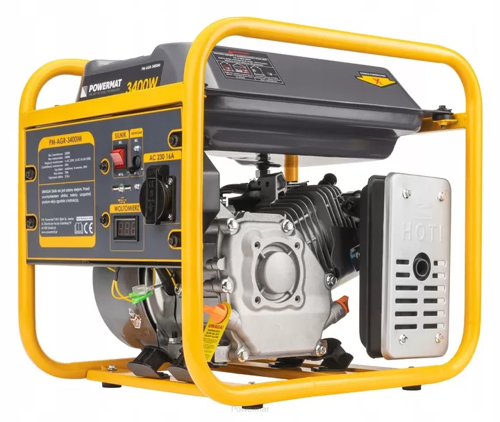 POWERMAT PM-AGR-3400IM INVERTOROVÁ ELEKTROCENTRÁLA GENERÁTOR 7HP 230V 3400W