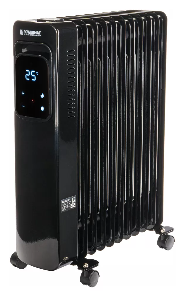 POWERMAT PM-GOL-3000DLW Olejový radiátor s termostatem, WiFi, topení 11 žeber 2500W