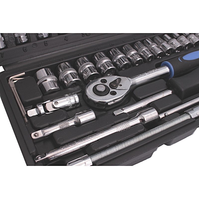 Irma KNZ4614 Nástrčné hlavice klíče 46ks 1/4'' 6 úhl. 4-14mm bity sada