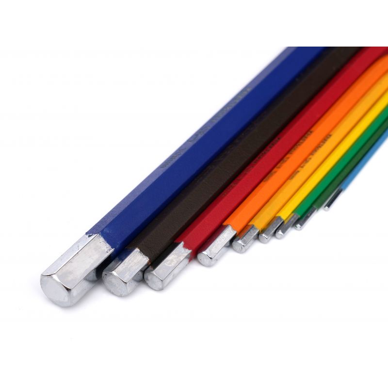Kraft&Dele KD11931 Imbusové klíče barevné imbusy 9ks HEX 1,5-10