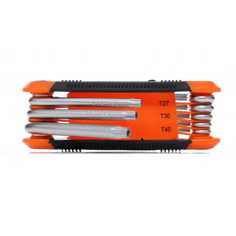 Kraft&Dele KD11935 Imbusové klíče skladané imbusy 8ks TORX T9-T40