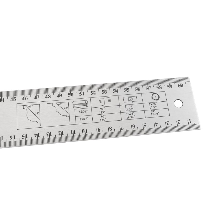 IRMA KTZ35 Nastavitelný úhelník úhloměr 600mm, nerez