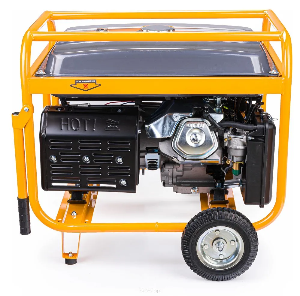 POWERMAT PM-AGR-7500M-EL ELEKTROCENTRÁLA GENERÁTOR PROUDU 15HP 230V/400V 7500W AVR